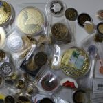 Medaillen-Posten mit einem Gesamtgewicht von 6,4 KG,