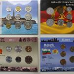 22 Kursmünzen-Sätze aus verschiedenen Ländern