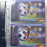 22 Kursmünzen-Sätze aus verschiedenen Ländern