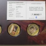 Berühmte Gemälde der Welt, dekorative Medaillensammlung