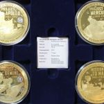 Reise zum Mond, dekorative Medaillensammlung