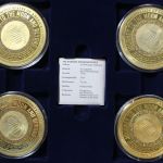 Reise zum Mond, dekorative Medaillensammlung