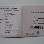 US Präsidenten, dekorative Medaillensammlung