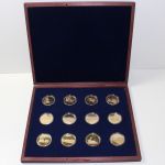 Geschichte der Dampfeisenbahn, dekorative Medaillensammlung