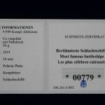 Berühmteste Schlachtschiffe, dekorative Medaillensammlung