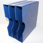 KABE, 3 blaue Kassetten für ältere Binder