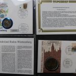 Numisbriefe-Sammlung in 2 Alben, insgesamt 39 Stück!