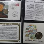 Numisbriefe-Sammlung in 2 Alben, insgesamt 39 Stück!