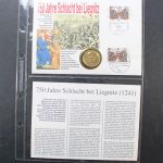 Numisbriefe-Sammlung in 2 Alben, insgesamt 39 Stück!