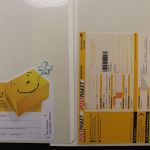 Deutschland Paket- und Päckchenadresszettel sowie Rollenservicemarken