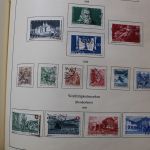 Briefmarken Posten Europa und Übersee in 16 Alben