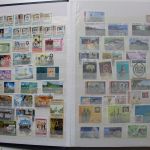 Briefmarken Posten Europa und Übersee in 16 Alben