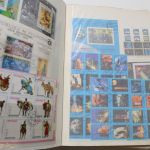 Briefmarken Posten Europa und Übersee in 18 Alben