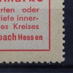 Lauterbach, MiNr. 1 PF III, postfrisch