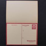 Belgien und Nordfrankreich, MiNr. P 1, ungebraucht