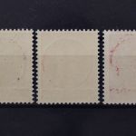 Holzhausen A I-III, 6+8 Pf postfrisch, 12 Pf ungebraucht