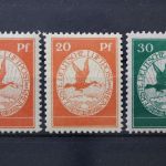 Deutsches Reich, MiNr. I-III, postfrisch