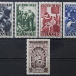 Saarland, MiNr. 267-271, postfrisch, BPP Signatur