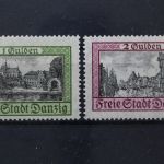 Danzig, MiNr. 207 + 208, Neugummi