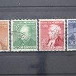 Deutschland (BRD), MiNr. 156-159, gestempelt, BPP Signatur
