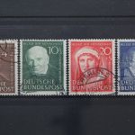 Deutschland (BRD), MiNr. 143-146, gestempelt, BPP Signatur