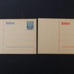 Deutsches Reich, MiNr. P 128 + 129, ungebraucht