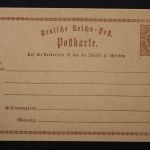 Deutsches Reich, MiNr. P 1, ungebraucht