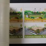 Salomoninseln, MiNr. 537, 538 und 544 im Markenheftchen, postfrisch