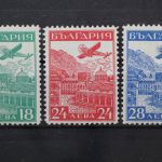 Bulgarien, MiNr. 249-251, Falz