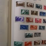 Europa, uraltes Schaubek Vordruckalbum mit Schwerpunkt Italien