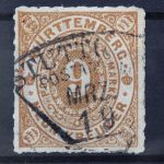 Württemberg, MiNr. 40 b, gestempelt