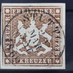 Württemberg, MiNr. 11 a, gestempelt, BPP Signatur