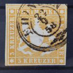 Württemberg, MiNr. 7, gestempelt
