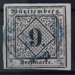 Württemberg, MiNr. 4 a, gestempelt, BPP Signatur