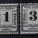 Bayern Portomarken, MiNr. 2-3 X, postfrisch, BPP Signatur