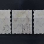 Bayern, MiNr. 171-173 A, gestempelt, geprüft Infla