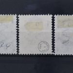 Bayern, MiNr. 174-176 A, gestempelt, geprüft Infla