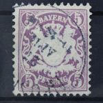 Bayern, MiNr. 45, gestempelt