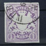 Bayern, MiNr. 30, gestempelt, BPP Signatur