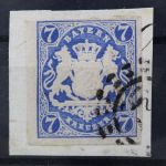 Bayern, MiNr. 21, Briefstück, BPP Signatur