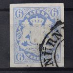 Bayern, MiNr. 16, gestempelt, Altsignatur