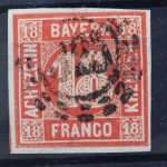 Bayern, MiNr. 13, gestempelt, BPP Signatur