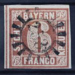 Bayern, MiNr. 4 I, gestempelt, BPP Signatur