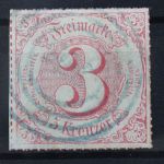 Thurn & Taxis, MiNr. 52, gestempelt