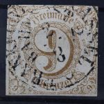 Thurn & Taxis, MiNr. 34, gestempelt