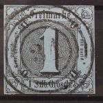 Thurn & Taxis, MiNr. 11, gestempelt