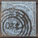 Thurn & Taxis, MiNr. 12, gestempelt