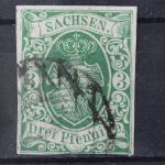 Sachsen, MiNr. 2 II, gestempelt, BPP Signatur