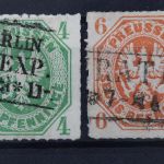 Preußen, MiNr. 14-15, gestempelt