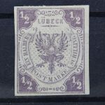 Lübeck, MiNr. 6, ungebraucht, Altsignatur